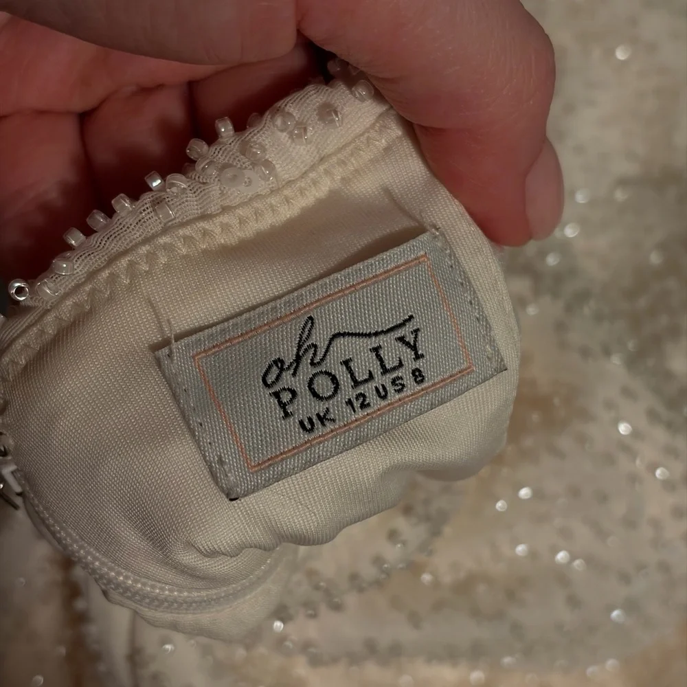 Oh Polly Strapless White Gown - Picture 5 of 8